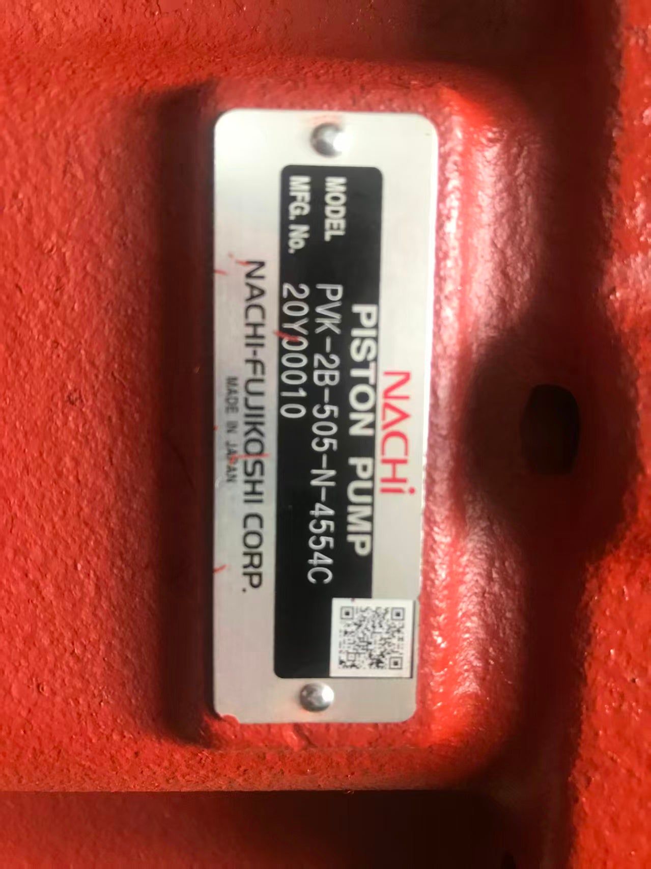Genuine Nachi PVK-2B-505 Hydraulic Main Pump OEM Part No.4466325 for Hitachi ZX55UR Mini Excavator