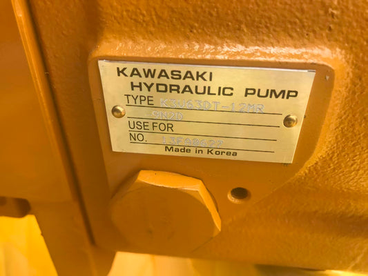 Original Kawasaki K3V63DTHydraulic Main Pump for Caterpillar 312B Excavator
