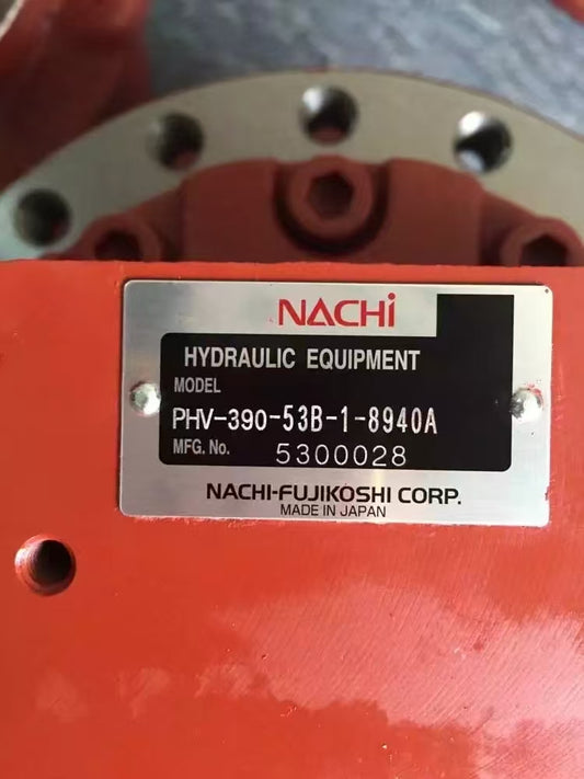 Nachi Original Travel Motor Assembly PHV-390-53B, Fit For Komatsu PC40 Excavator, Komatsu OEM Part No.: 201-60-61100