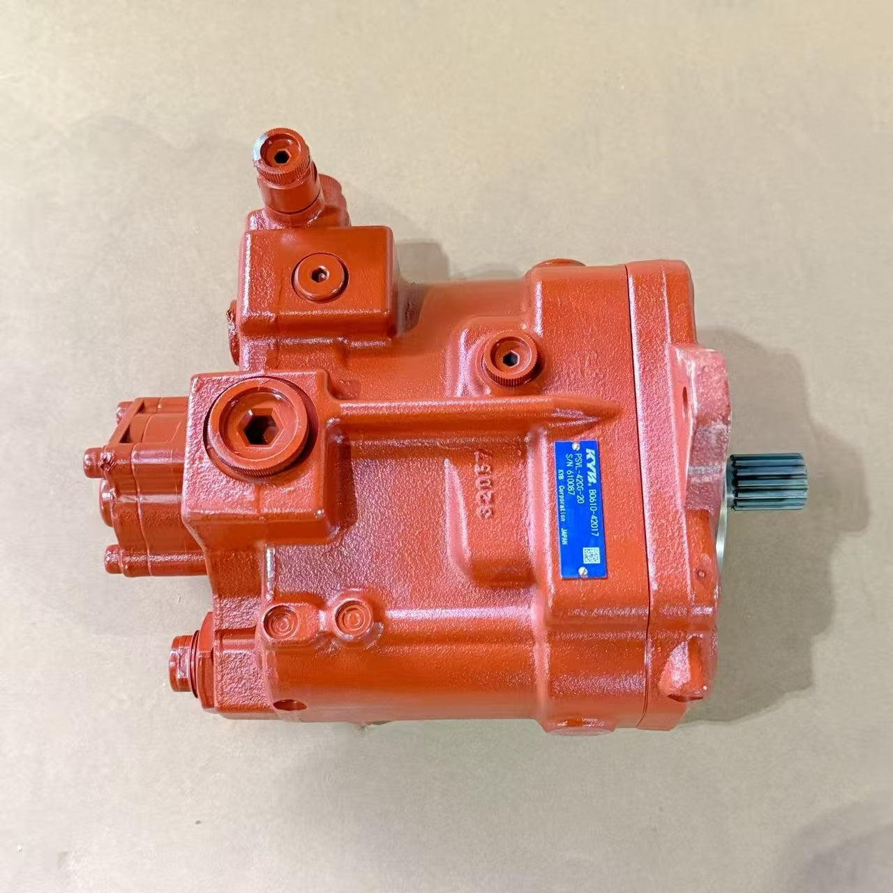 PSVL-42CG Genuine KYB Hydraulic Pump Made in Japan for Caterpillar 303 Mini Excavator, CAT OEM Part No.: 271-6375