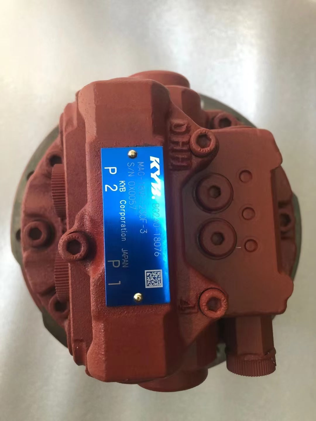 MAG-18VP-230 Genuine KYB Travel Final Drive Assembly Made in Japan for Kubota KX025 Mini Excavator, Kubota OEM Part No.: RB411-61800